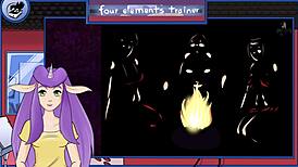 big ass brunette in avatar hentai part 32, sexy tits and ass fucking in the game