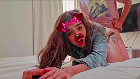 Blonde Big Ass Bent Over Doggystyle Fucking!