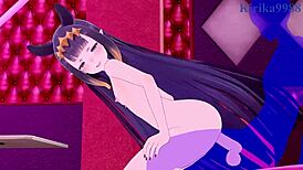 mori calliope and ninomae inanis intense sex - hololive vtuber hentai