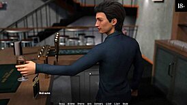 Rock star gameplay part 2 with bathroom titty fucking