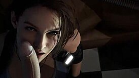 Jill Valentine interrogated