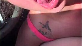 Beautiful Whore Swallows Cum From Big Cock On Street Corner