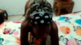 i told my stepsister to take off her clothes, squeeze that pussy, and bounce that big ass