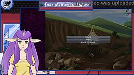 big ass brunette in avatar hentai part 32, sexy tits and ass fucking in the game