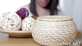 Bewitching darling gets hammered in missionary after sloppy blowjob seduction