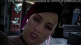 cyberpunk 2077 braindance sex scene?