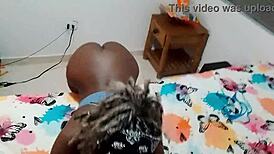 i told my stepsister to take off her clothes, squeeze that pussy, and bounce that big ass