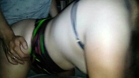 Watch Her Moan As I Lift Her Skirt And Pound Her Doggy Style In The Closet At Night!