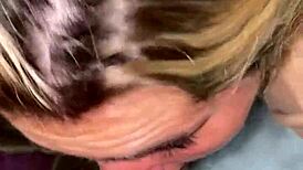 She shouts, 'I love sucking your cock and fucking my pussy and ass!'