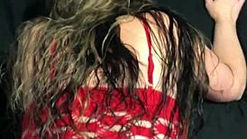 Msbooty1877 Wrecked by Strap On in Wet Pussy Session