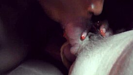 German woman in pantyhose gets fingered and cumshot