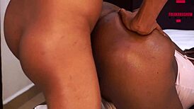 big ass ebony madam pounded by monster cock, moaning in sweet pleasure, subscribe to my red