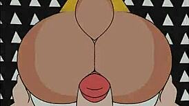 Noelle Holiday gets banged hard in anime hentai style