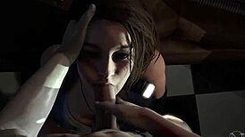 Jill Valentine interrogated