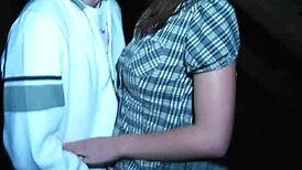 teen vlaska jerks off in attic, then kisses and blows shaved pussy before cumshot