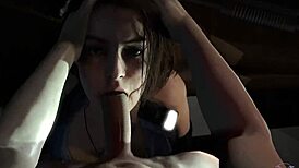 Jill Valentine interrogated