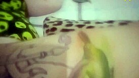 Hey, tattoo artist, see my ass and pussy up close?