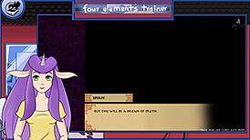 big ass brunette in avatar hentai part 32, sexy tits and ass fucking in the game