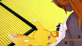 digimon hentai taomon gets fucked in cosplay
