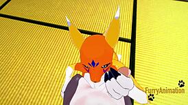 digimon hentai taomon gets fucked in cosplay