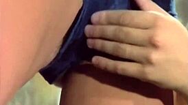 Забавление с бо но бо фризби със скандинавски ретро вибрации в винтидж стил