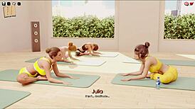 enjoying my pleasure in this anime game cartoon series