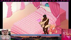 jonnystone meets the fun pink woman for a custom interracial encounter.