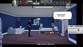 She loves huge blowjob in 3d anime!