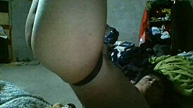 H upside down, trying to tie my wrists, but it's not working right?