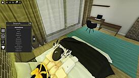 cute robloxian witch feels stranger's banging passion