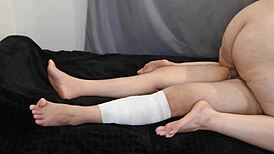 that arab muslim in hijab gets her pussy fucked by a big cock.