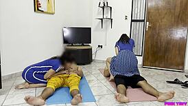 blonde wife joins erotic massage salon for cuckold thrills and humiliation