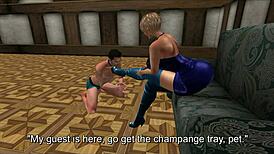 the cuckold goddess wife gets oral and assfucking with big tits 😍