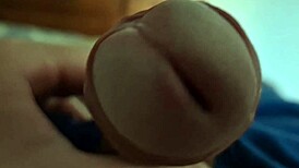 Twink Strokes Cock in Close-Up Fetish Scene