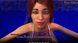 amateur teen with attractive big butt and tits in casual setting