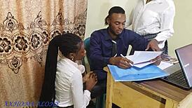 Wow! Big Dick Teacher Bangs Teen Students After Class for Marks