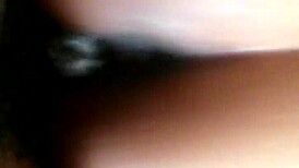 black chick with fat ass pussy gets creampie on dick