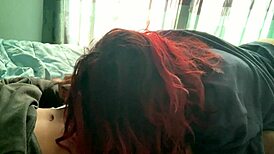 Latina teen devours my huge cock while I secretly record her