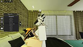 cute robloxian witch feels stranger's banging passion