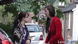 British milf fingerfucks shy picked up teen intensely!