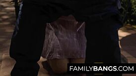 FamilyBangs Com ⭐ Tender Girl and Cousin Bang Hard in Public