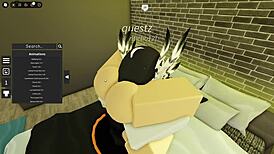 cute robloxian witch feels stranger's banging passion