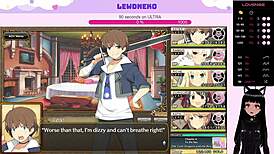 Vtuber Lewdneko Plays Evenicle Part 24 With Huge Tits And Cute Twins In Hentai Dating Game