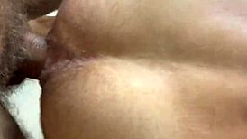 macho hairy guy fucked my ass and filled with cum 😈
