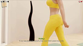 enjoying my pleasure in this anime game cartoon series