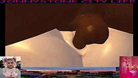 jonnystone meets the fun pink woman for a custom interracial encounter.