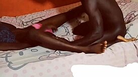 She teases me in bedroom, ripping clothes before i fuck her skinny muscular bodybuilder pussy