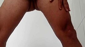 Solo Boy Engages in Detailed Masturbation Session