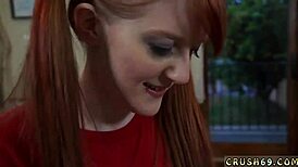 german teen facial while wearing sexy pink panties intimately