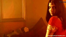 Erotic Brunette Beauty Teases With Sensual Belly Dancing Moves